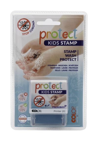 Protect Kids Stamp, Colop, 2020.