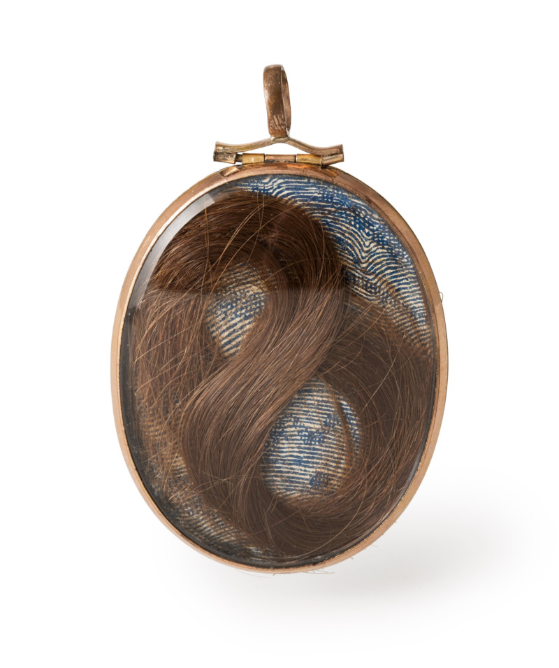 Medallion with a Lock of Hair