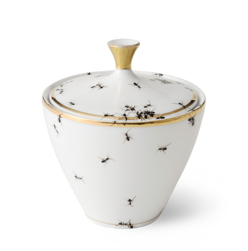 Sugar bowl from the series ‘Chitin’s Gloss’ by Evelyn Bracklow, 2012