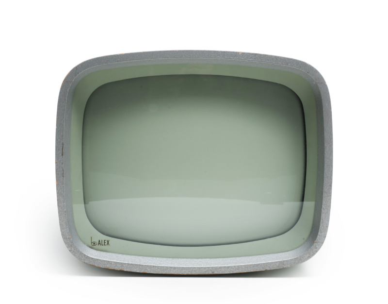 Runder Fernseher aus 